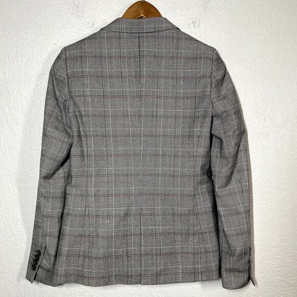 Mossimo Dutti Ladies Blazer Single Button Houndstooth Career Event - 6 - Picture 2 of 5